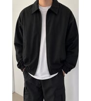Erkek Oversize Bomber Ceket Fermuarlı Basic Günlük Şık Mont