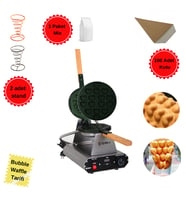 Bubble Waffle Makine Seti Kalpli