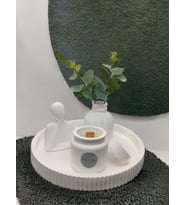 Cottonova C41 Dekoratif Vazo, İnsan Figürü ve Mumluk