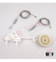 Fiat Punto Grande Evo 3 199 2005-2024 3/5-Kapı 51723315 İçin Elektrikli Ön Sağ Cam Kriko Tamir Seti