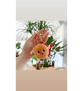 Hamburger Peluş Anahtarlık Çanta Süsü