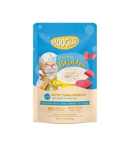 Moochie Parça Ton Balığı Ve Palamutlu Tahılsız Kedi Çorbası 40gr