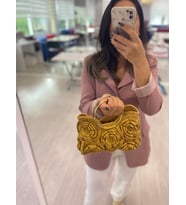 SEZONUN EN GÖZDESİ GÜL ÇANTA
