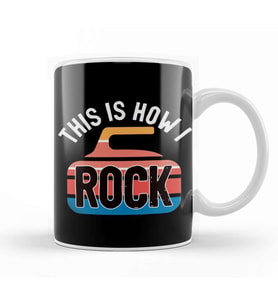 This Is How I Rock Curling Stones Winter Ice Sports Team Kupa Bardak Porselen