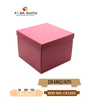 26x26x20 Çok Amaçlı Kutu Karton Kutu Pasta Kutusu (10 Adet)