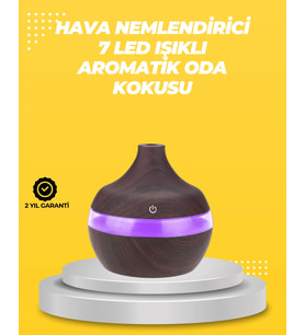 7 Renk Led Işıklı Ultrasonik Aroma Difüzör 300 Ml