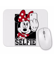 Miki Mouse Minnie Tirando Selfie Mouse Pad