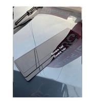LAZER KESİM SADE TASARIM 2 ADET LÜKS PİANOBLACK OTO PLEKSİ PLAKALIK