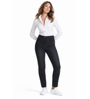 Kadın Bilek Jean Pantolon Beli Lastikli Düğmeli BGL-ST05384