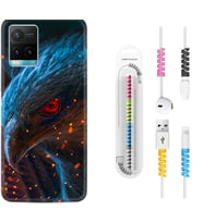 Vivo Y11S Y21S Y20 Y20S Y70 Kılıf Kablo Koruma Spiral Silikon Şahin 1756