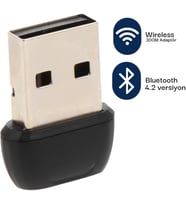 AL-BL5.3 V5.3 Usb Mini Bluetooth Adaptör Dongle 20Mt Kablosuz Adaptör (ÇOKLU CİHAZ DESTEĞİ SAĞLAR) Win7/8/10/11 Tak Çalıştır (PC İçindir) (300M+Bluetooth)