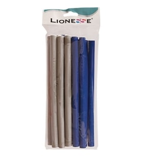 Lionesse 3015 Sosis Bigudi Mavi - Gri 12 Adet