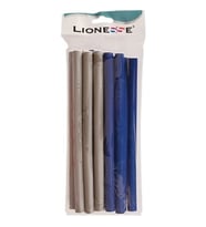 Lionesse 3015 Sosis Bigudi Mavi - Gri 12 Adet
