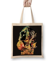 Banda Led Zeppelin Bez Çanta Uzun Saplı