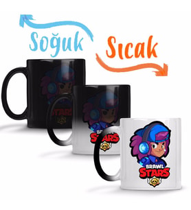 Brawl Stars Shelly Sihirli Kupa Bardak Porselen