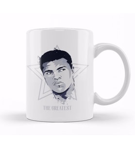 Muhammed  Ali Boks  The Greatest Kupa Bardak Porselen