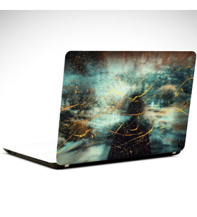 İnsan Silueti Laptop Sticker 15.6 inch (38X27CM)