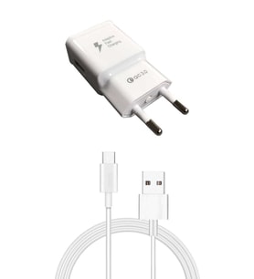 Android Type-C Uçlu Hızlı Şarj Aleti 3.1A 1 Metre Kablolu Hızlı Şarj Cihazı