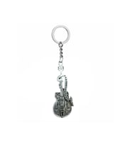 Rock’n Roll Tarzı Elektro Gitar Anahtarlık – Unisex - Metal Aksesuar