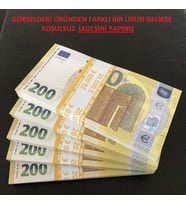 500  ADET YENİ 200 EURO GEÇERSİZ EĞLENCE OYUN ŞAKA  DÜĞÜN PARASI