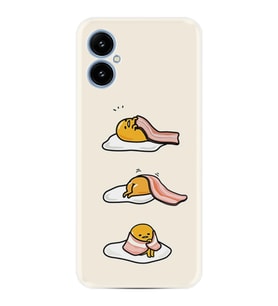 Pova 5 Kılıf Resimli Desenli Baskılı Silikon Sweety Egg 1322