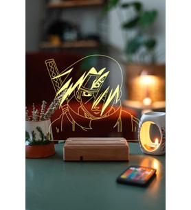 Naruto Itachi Uchiha 16 Renk Kumandalı 3D Gece Lambası
