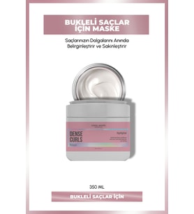 Dense Curls Bukleli Saçlar İçin Bakım Maskesi