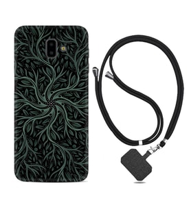 Samsung J6 Plus J7 Prime J7 Pro M20 Kılıf Boyun Askılı Silikon Sarmaşıklar 1675