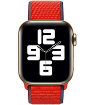 Watch Kırmızı Hasır Kordon 42-44 mm Akıllı Saat Kayışı