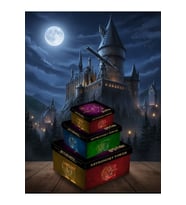 Harry Potter Lisanslı Kare 3'lü Hediye Kutusu