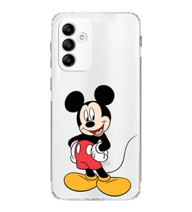 Samsung Galaxy A04s  Kamera korumalı Kapak Mickey Mouse Tasarımlı  Şeffaf Kılıf