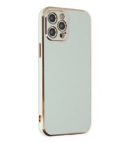 Pilelistore   iPhone 12 Pro Kılıf Volet Silikon - Açık Yeşil