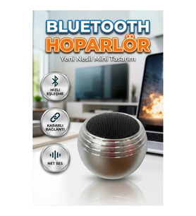 Mini Taşınabilir Bluetooth Hoparlör – TWS Stereo ve Çağrı Desteği