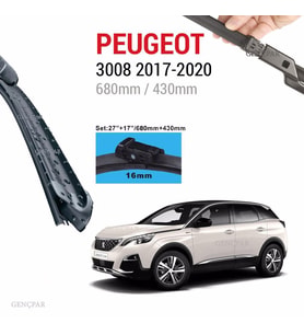 Peugeot 3008 Silecek Takımı 2017-2020