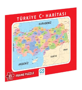 Ca Games Türkiye Haritası Frame Puzzle Cafrm-10150
