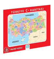 Ca Games Türkiye Haritası Frame Puzzle Cafrm-10150