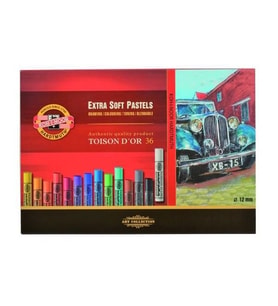 Koh-i Noor Toison D'or Extra Soft Pastel Boya (Kalın) 36 Renk 