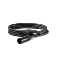 Midex MCB-3X Kaliteli Stereo Mikrofon Kablosu XLR + XLR 3 Metre Siyah Renk
