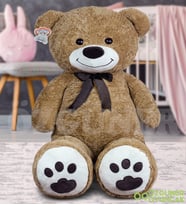 Bubblebear 120 cm Pababo Gold Serisi Ayıcık (Kahverengi)