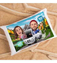 Kişiye Özel Doğada Aşk Yastık