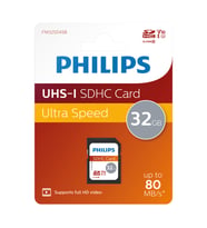 Philips SDHC Kart 32GB Class10 UHS-I U1