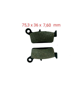 KANUNİ LİFAN PONY 100 ARKA FREN DİSK BALATASI FA131/2