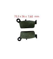 KANUNİ LİFAN PONY 100 ARKA FREN DİSK BALATASI FA131/2