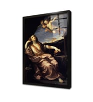Guido Reni Mary Magdalene Çerçeveli Cam Tablo