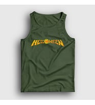 Presmono Unisex Haki Logo Helloween Atlet 148988tt (Haki)