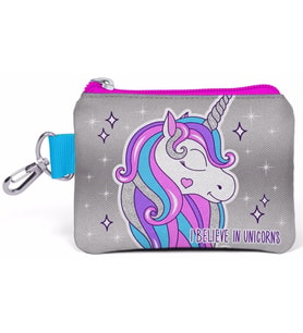 Coral High Kids Unicorn Bozuk Para Çantası - Gri - Kız Çocuk 21758
