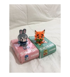 Bricks Lego Yapı Taşları Nick Ve Judy Çift