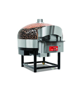 Empero EMP.SPO.02-BB Pizza Fırını Döner Tabanlı Gazlı Kahverengi-siyah