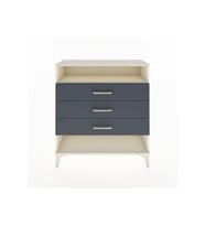 Arges Şifonyer Tek Raflı 3 Çekmeceli 88x30x96 Aytaşı-Antrasit