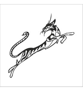 KEDİ FOLYO STİCKER 40cm Uzunluk (Karışık)